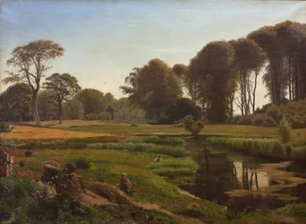 Um dia de verão. Motivo de Horneland perto de Fåborg