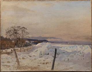 Ice Pack perto de Taarbæk, norte de Copenhague