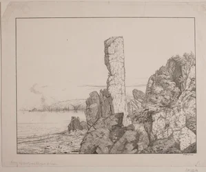 Costa rochosa em Bornholm