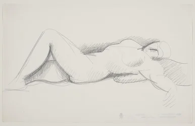 Modelo feminino deitada