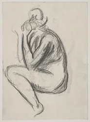 Modelo feminino sentado