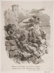 A vinheta para Th. coleção de poesia de Wiborg "En Mollaccord"