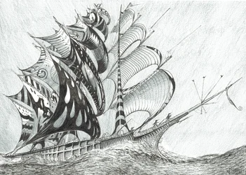 Storm Creators Caribbean Sea, 2017, (Tinta no papel)