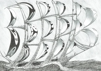 Storm Creators Laccadive Sea, 2017, (Tinta no Papel)