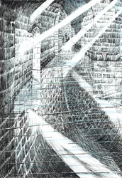page25, O Castelo na Floresta de Findhorn, 2006, (tinta no papel)