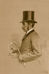 O conde de Zetland, 1879.