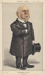 Vanity Fair: Estadista, No. 126 An Arbitrator, 1872.