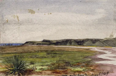 Duas Quatrocentos Milhas a Leste de Bascom, 1 de maio de 1869 (aguarela sobre papel)