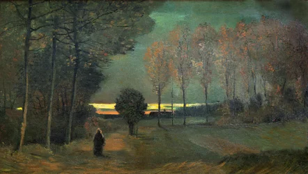Paisagem de outono à noite, 1884.