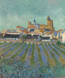 Vista de Saintes-Maries-de-la-Mer, 1888.