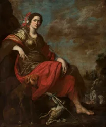 Diana, a caçadora (sem a moldura)