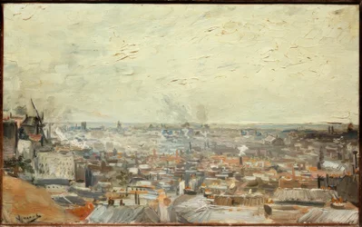 Vista de Paris a partir de Montmartre