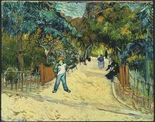Entrada dos jardins públicos de Arles