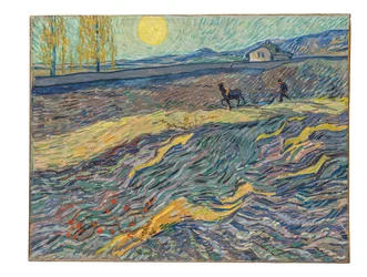 Camponês num campo, 1889