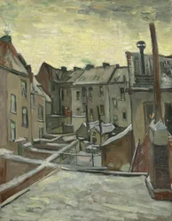 Casas vistas de trás