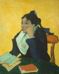 L&39;Arlesienne (Madame Ginoux) 1888 (óleo sobre tela)