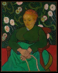 La Berceuse (Mulher a embalar um berço; Augustine-Alix Pellicot Roulin, 1851-1930)