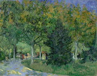 Caminho no parque de Arles, 1888.