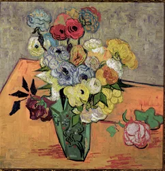 Rosas e anémonas