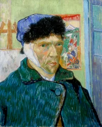 Autorretrato com a orelha ligada, 1889