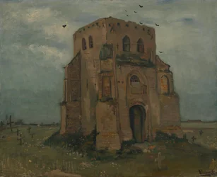 A Torre da Antiga Igreja de Nuenen (O Adro dos Camponeses)