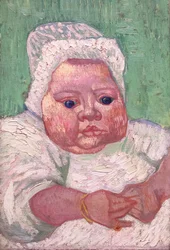 O bebé Marcelle Roulin, dezembro de 1888 (óleo sobre tela)