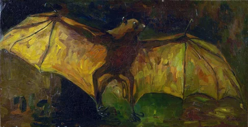 O morcego, de Vincent van Gogh (1853-1890). Óleo sobre tela, dimensões: 41,5 x 79