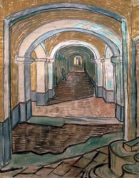 Vestíbulo do asilo, 1889