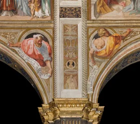 Nave Central, Pluma Segunda e Terceira Espanhola Norte, Vincenzo Campi 1573, Bustos com Profetas