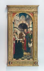 Apresentação de Jesus no templo, c.1470 (tempera no painel)