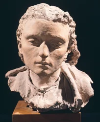 Cabeça de mulher, de Vincenzo Gemito (1852-1929), terracota