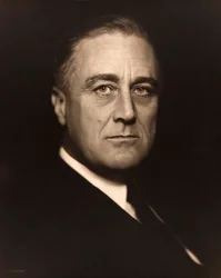 Retrato de Franklin D. Roosevelt por Vincenzo Laviosa