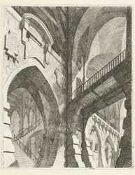 Interior de um edifício
Caprici di Scene Teatrali (título da série)