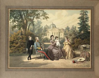 A Família Imperial em Gödöllo, 1871.
