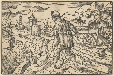 Os lábios de Isaías foram purificados por um serafim [recto]; a visão de Jeremias [verso]