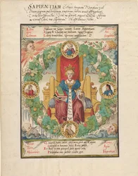 Filosofia Enthroned, meados do século XVI.