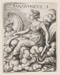 Sangue Temperamento, c.1530-62 (gravura)