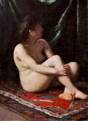 Nu, c.1865-68 (óleo sobre tela)
