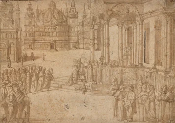 Depois de Carpaccio - A apresentação da Virgem no Templo c.1500-20