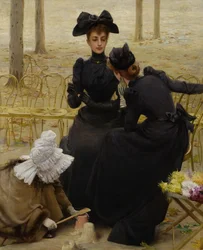 Conversa no Jardin du Luxembourg, 1892