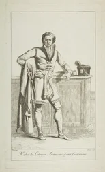 Traje Interno do Cidadão Francês, 1794.