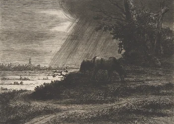 Paisagem com Tempestade, século XVIII-início do século XIX.