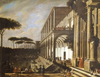 Festa na Villa de Poggioreale, de Viviano Codazzi (cerca de 1604-1670)