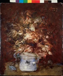 Bouquet de fleurs (ramo de flores), c.1940 (óleo sobre painel)
