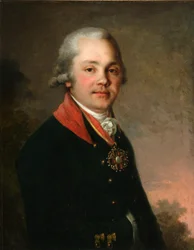 Retrato de Alexander Dmitriyevich Arsenyev, 1796-1797