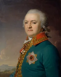 Retrato de Alexander Vasilyevich Polikarpov 1753-1811, 1796