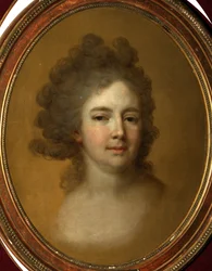 Retrato da imperatriz Maria Feodorovna Sophie Dorothea de Württemberg 1759-1828, 1796