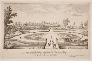 Vista perspectiva du Chateau de Bregentved