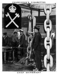 Shipwright principal, 1937.