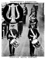 Músico, Royal Marines, 1937.